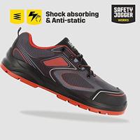 Safety Jogger Cador Laag S1P | Rood | Maat 42 - 00.118.087.42 - thumbnail