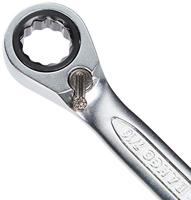 Bahco Steekringratelsleutel | stubby | verchroomd | lengte 103 mm | 7/16" - 10RZ-7/16 - thumbnail