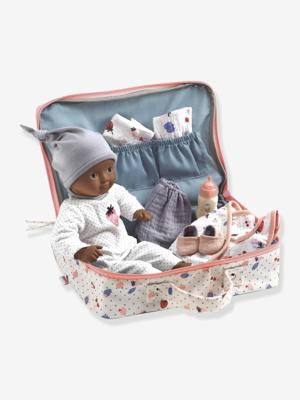 Koffer van Vanille, pop + accessoires DJECO blauw
