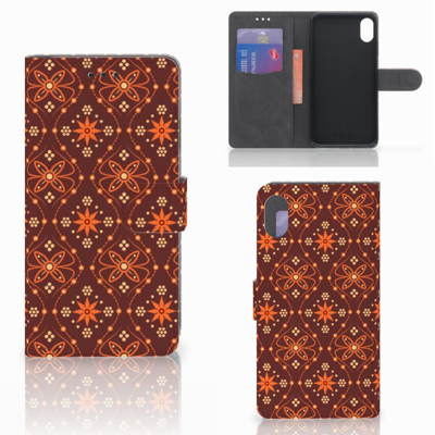 Apple iPhone Xs Max | Telefoon Hoesje | Batik Brown Apple iPhone Xs Max | Telefoon Hoesje | Batik Brown