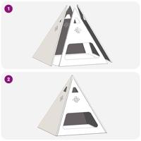 VidaXL Vuurkorf zwart 50 x 50 x 51 cm staal - thumbnail