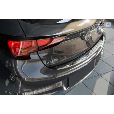 RVS Bumper beschermer passend voor Opel Astra K HB 5-deurs 2015- 'Ribs' AV235318