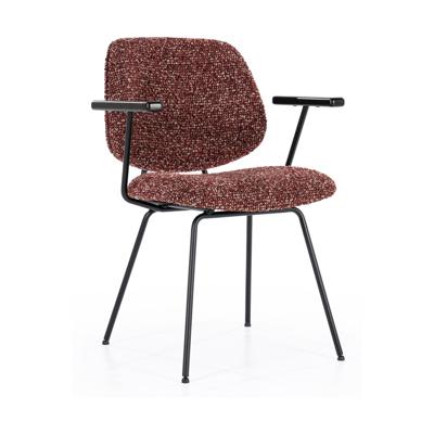 Eleonora Jon eetkamerstoel met arm Maywood Rood Eleonora Jon eetkamerstoel met arm Maywood Rood