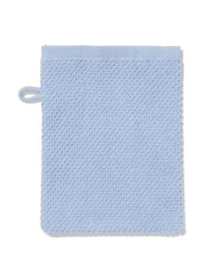 HEMA Tweedekans washand 16x21cm recycled katoen lichtblauw (lichtblauw)
