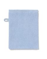 HEMA Tweedekans washand 16x21cm recycled katoen lichtblauw (lichtblauw) - thumbnail
