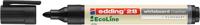 Whiteboardmarker edding 28 eco rond 1.5-3 zw - thumbnail