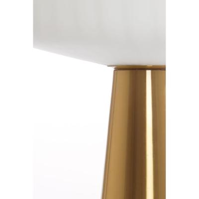 Light & Living TafellampPleat goud met wit Ø 30cm - 1882126 - thumbnail