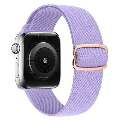 Solo Loop Nylon bandje - Paars - Geschikt voor Apple Watch 44mm / 45mm / 46mm / 49mm