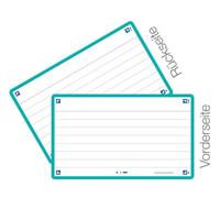 Flashcard Oxford 2.0 75x125mm 80 vel 250gr lijn mint - thumbnail