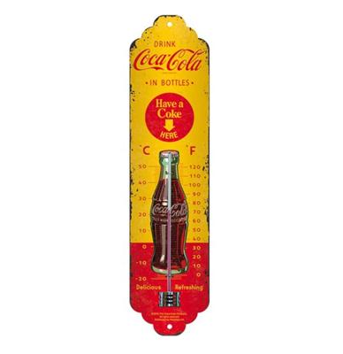 TFA Dostmann NOSTALGIC ART Coca Cola 12.2060.10 Thermometer Geel, Rood TFA Dostmann NOSTALGIC ART Coca Cola 12.2060.10 Thermometer Geel, Rood
