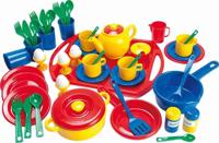 Dantoy servies- en kookset 57-delig - thumbnail