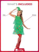 Kerstboom kostuum dames - thumbnail