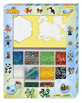 Hama midi strijkkralenset gift box, 7200st. Hama midi strijkkralenset gift box, 7200st.