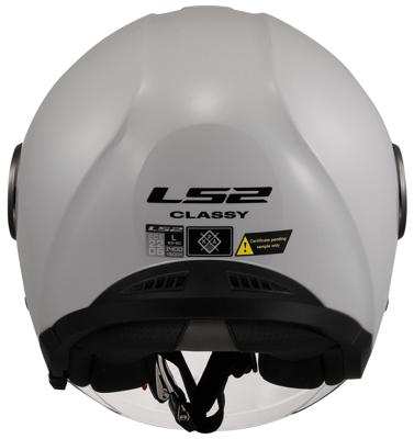 LS2 "of620 classy solid" jethelm helmet of620 classy solid m grey