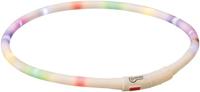 Trixie lichtgevende halsband hond usb siliconen oplaadbaar meerkleurig - thumbnail