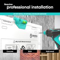 ONKRON M8L-B Draai- en kantelbare TV-beugel voor 42“-110” max. 100 kg, met draaifunctie, zwart - thumbnail