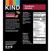 KIND Cranberry Amandel + Antioxidanten, 6 Count (Pack van 1), Netto gewicht: 8.4 oz - thumbnail