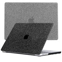 Lunso MacBook Pro 16 inch (2021-2026) cover hoes - case - Glitter Zwart - thumbnail