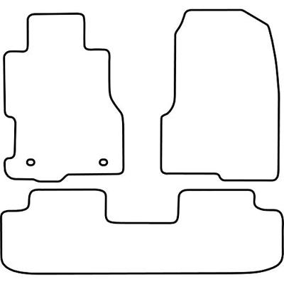 Automatten passend voor Honda Civic 3 deurs 2001-2004 TMHO527