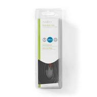 Stereo-Audiokabel | 3,5 mm Male - 2x RCA Male | 10 m | Zwart