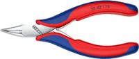 Knipex 35 42 115 SB Platte rondbektang Elektronica en fijnmechanica 45° gebogen Gereedschapsstaal 115 mm - thumbnail