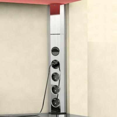 Bachmann CASIA Stekkerdoos 4-voudig voor wand en tafelmontage stekkerdoos 2 meter