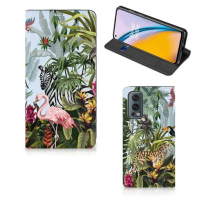 Smartphone hoesje voor OnePlus Nord 2 5G Jungle Smartphone hoesje voor OnePlus Nord 2 5G Jungle