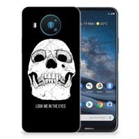 Silicone Back Case Nokia 8.3 Skull Eyes - thumbnail