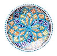 Sareva Ontbijtbord Turquoise Ø 24 cm - thumbnail