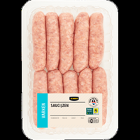 Jumbo Varkens Saucijzen 10 Stuks - thumbnail