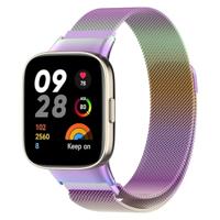 By Qubix - Milanese bandje - Multicolor - Compatible met Xiaomi Redmi Watch 3 - Compatible Xiaomi bandje - thumbnail