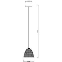 Deko Light Filo Mob 342025 Hanglamp LED, Halogeen E27 60 W Zilver - thumbnail