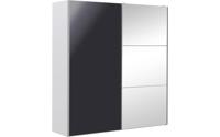 Goossens Kledingkast Easy Storage Sdk, 203 cm breed, 220 cm hoog, 1x 3 paneel schuifdeur li en 1x 3 paneel spiegel schuifdeur re - thumbnail