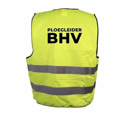 Ploegleider BHV hesje geel - Ploegleider BHV hesje geel