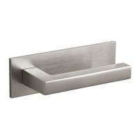 Olivari | Deurkruk ABC op horizontaal schild | RVS mat titaan PVD - thumbnail