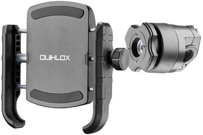 INTERPHONE gsm-houder "quiklox" met vasthoudsysteem cell phone holder interph quiklox crab, mirrow moun