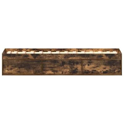 Bedframe gerookt eikenkleurig 90x190 cm