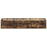 Bedframe gerookt eikenkleurig 90x190 cm - thumbnail