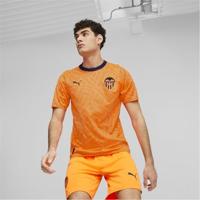 Heren Voetbal T-shirt met Korte Mouwen Puma Valencia CF 3rd Kit 23/24 Oranje - Maat: M - thumbnail