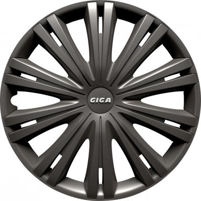 Carpoint Autostyle wieldoppen 15 inch giga antraciet - abs