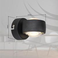 Globo Zwarte wandlampRandi design - 78290B - thumbnail