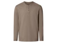 esmara Men Heren longsleeve (Lichtbruin, XL) - thumbnail