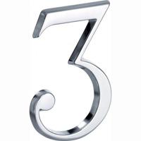 Huisnummer Roman 120mm-3 MGC - thumbnail