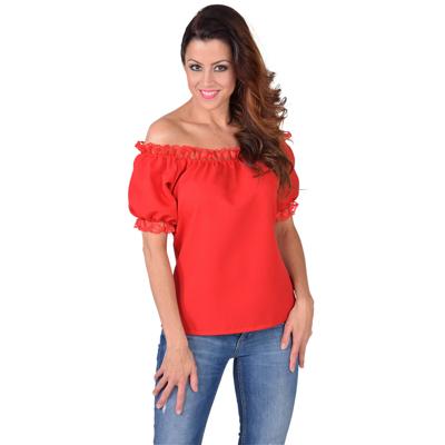 Bloes schouder vrij rood