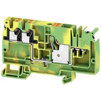Weidmüller 2742080000 Voedingsklem Push-In-klem, Steekaansluiting Groen-geel 20 stuk(s) - thumbnail