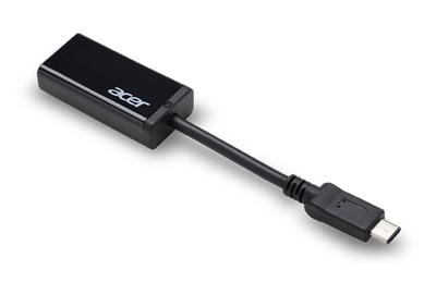 Acer HP.DSCAB.007 tussenstuk voor kabels USB Type-C HDMI Zwart