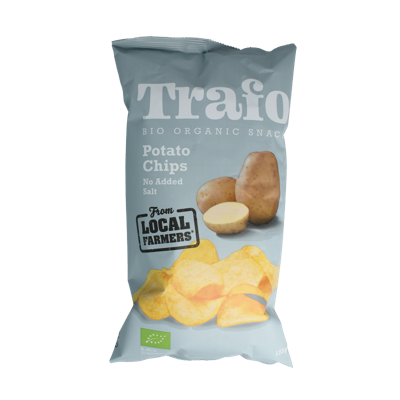 Chips zonder zout bio 125 Gram