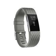 Fitbit Charge 2 siliconen bandje - Maat: Small - Donkergrijs Fitbit Charge 2 siliconen bandje - Maat: Small - Donkergrijs