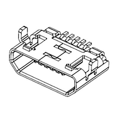 Molex MOL Micro Solutions 1051640001 Bus 1 stuk(s)