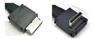 Intel Cable SFF-8611 straight to right angle 700mm